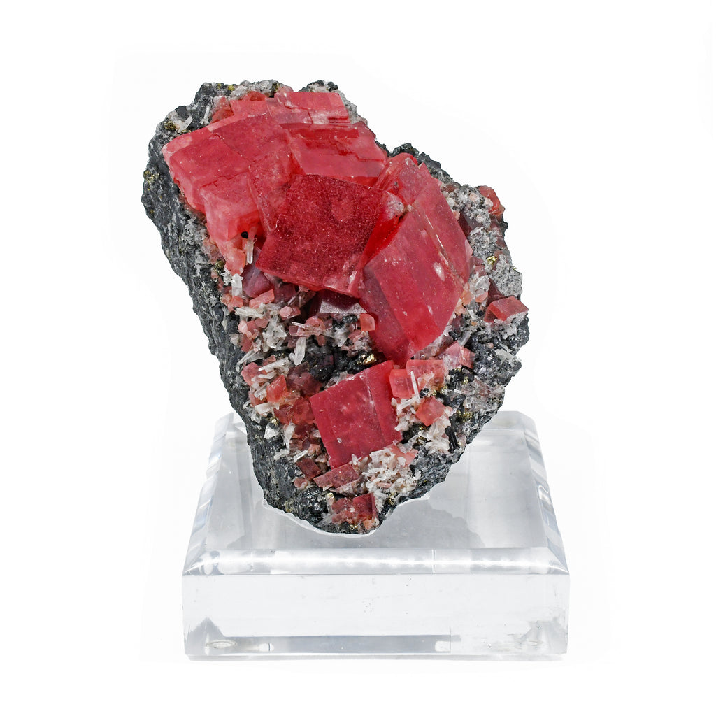 Sweet Home Rhodochrosite 4.8 inch 1.98 lbs Natural Gem Crystal Specimen - Colorado - MSCON-018 - Crystalarium