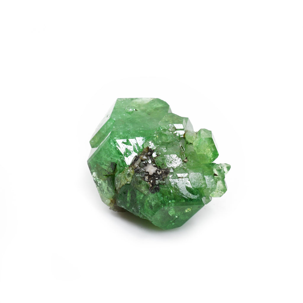 Tsavorite 33.42 mm 26.3 grams Natural Gem Crystal Cluster - Tanzania - GGX-161 - Crystalarium