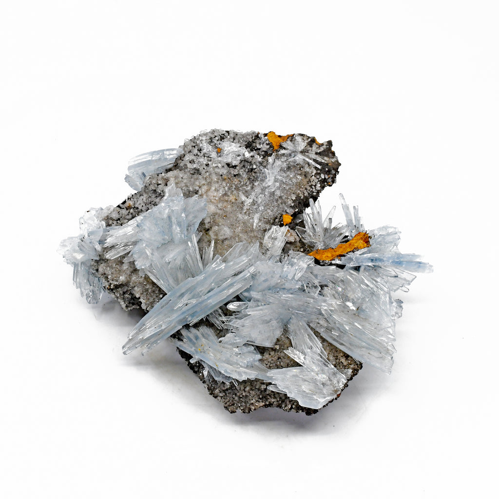 Blue Baryte 5.4 inch 1.2lb Natural Crystal Specimen - Morocco - BBX-445 - Crystalarium