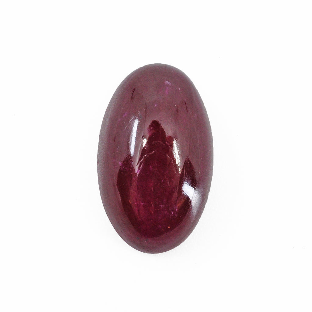 Ruby 4.71 carat Oval Gemstone Cabochon - Tanzania - 4-042 - Crystalarium