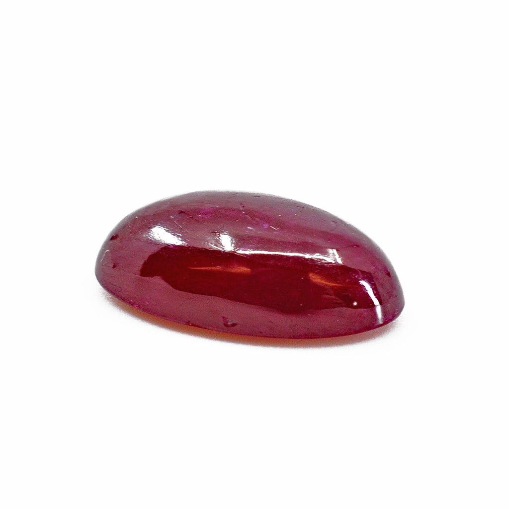 Ruby 4.71 carat Oval Gemstone Cabochon - Tanzania - 4-042 - Crystalarium