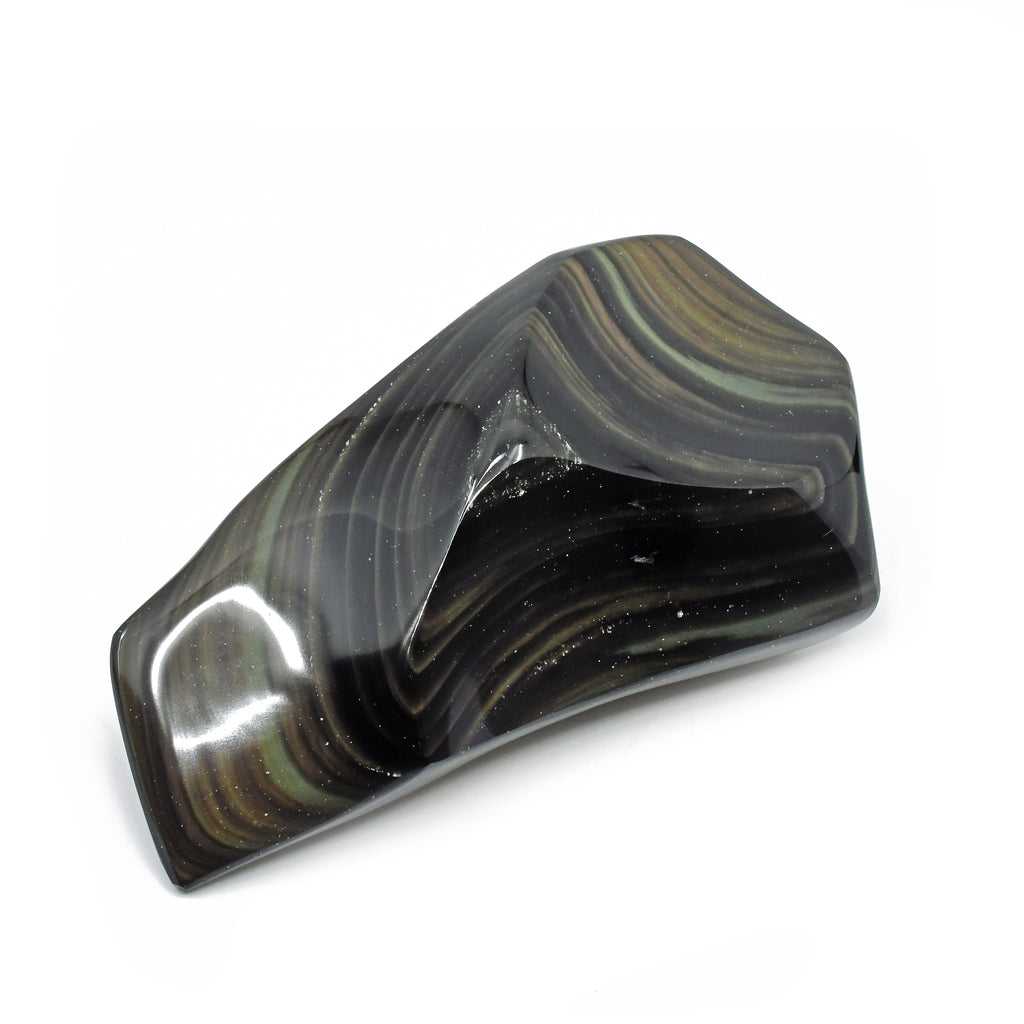 Rainbow Obsidian 7.0 inch 1.6 lbs Polished Freeform Crystal - Mexico - HHH-121 - Crystalarium