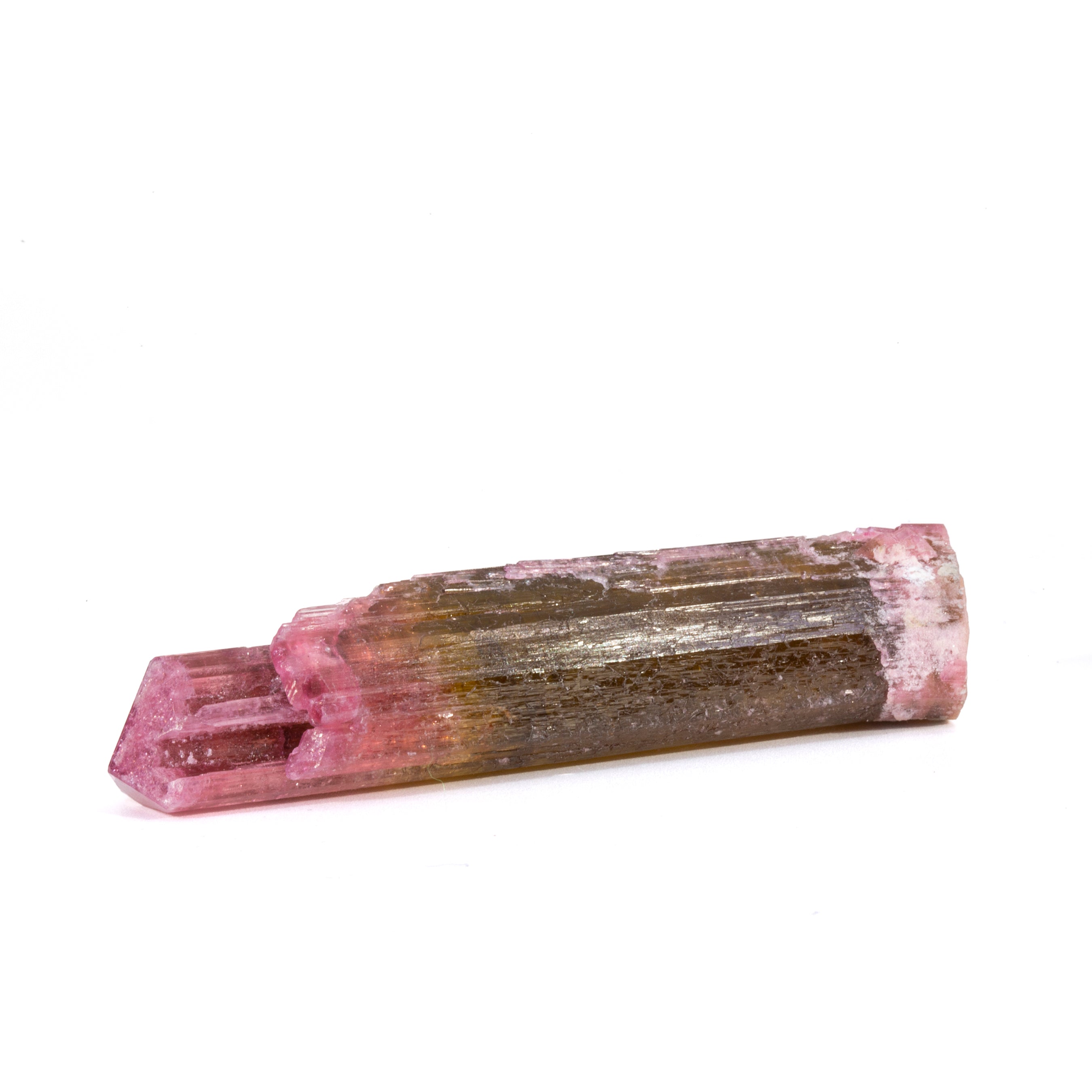 Bi-Color Pink and Green Tourmaline 31.8 gram Natural Crystal - Afghanistan - HHX-278 - Crystalarium