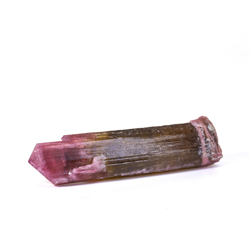 Bi-Color Pink and Green Tourmaline 31.8 gram Natural Crystal - Afghanistan - HHX-278 - Crystalarium