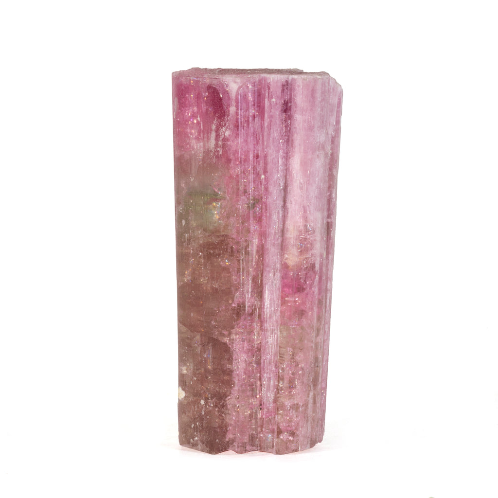 Watermelon Pink and Green Tourmaline 2.53 inch 81 gram Natural Gem Crystal - Brazil - PX-174 - Crystalarium