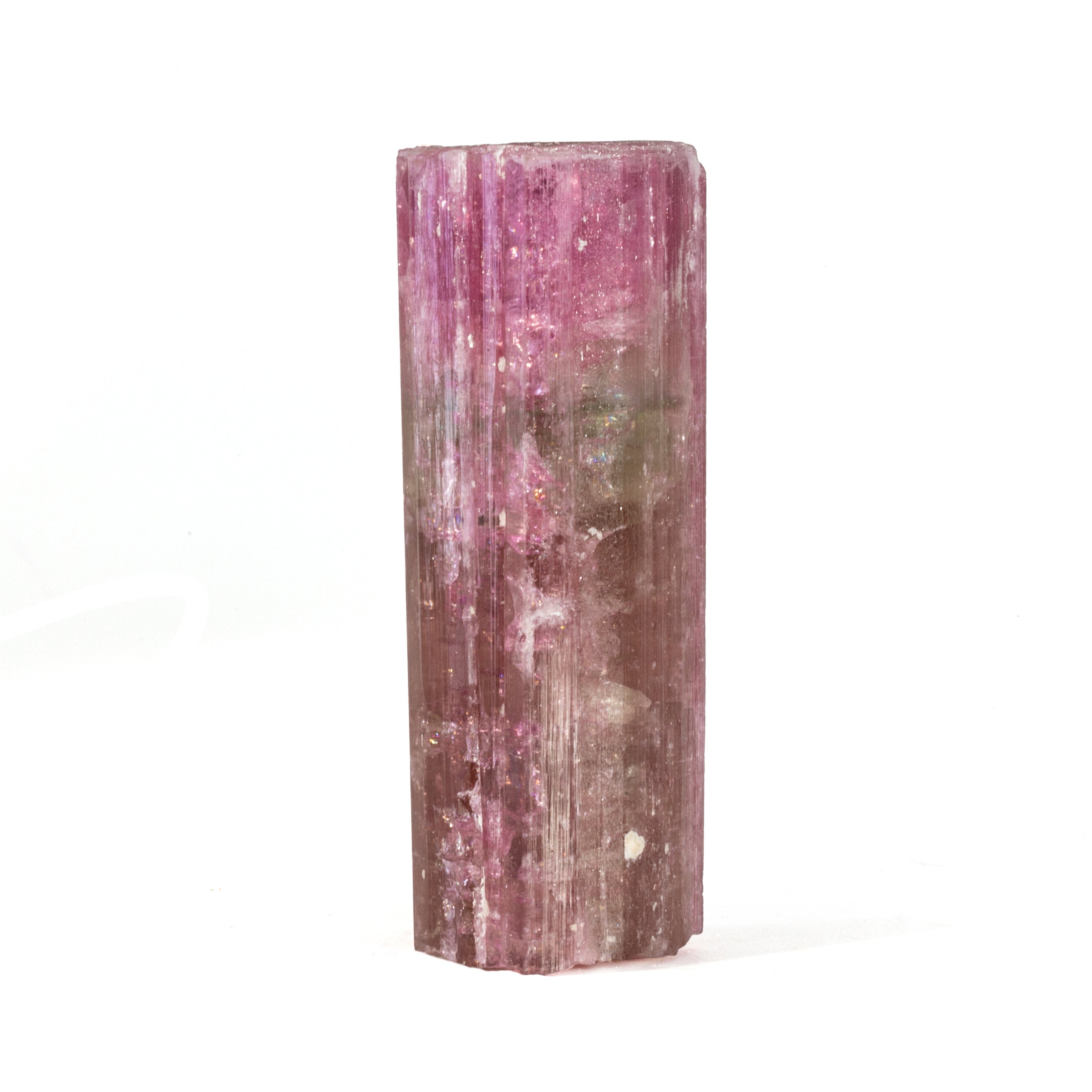 Watermelon Pink and Green Tourmaline 2.53 inch 81 gram Natural Gem Crystal - Brazil - PX-174 - Crystalarium