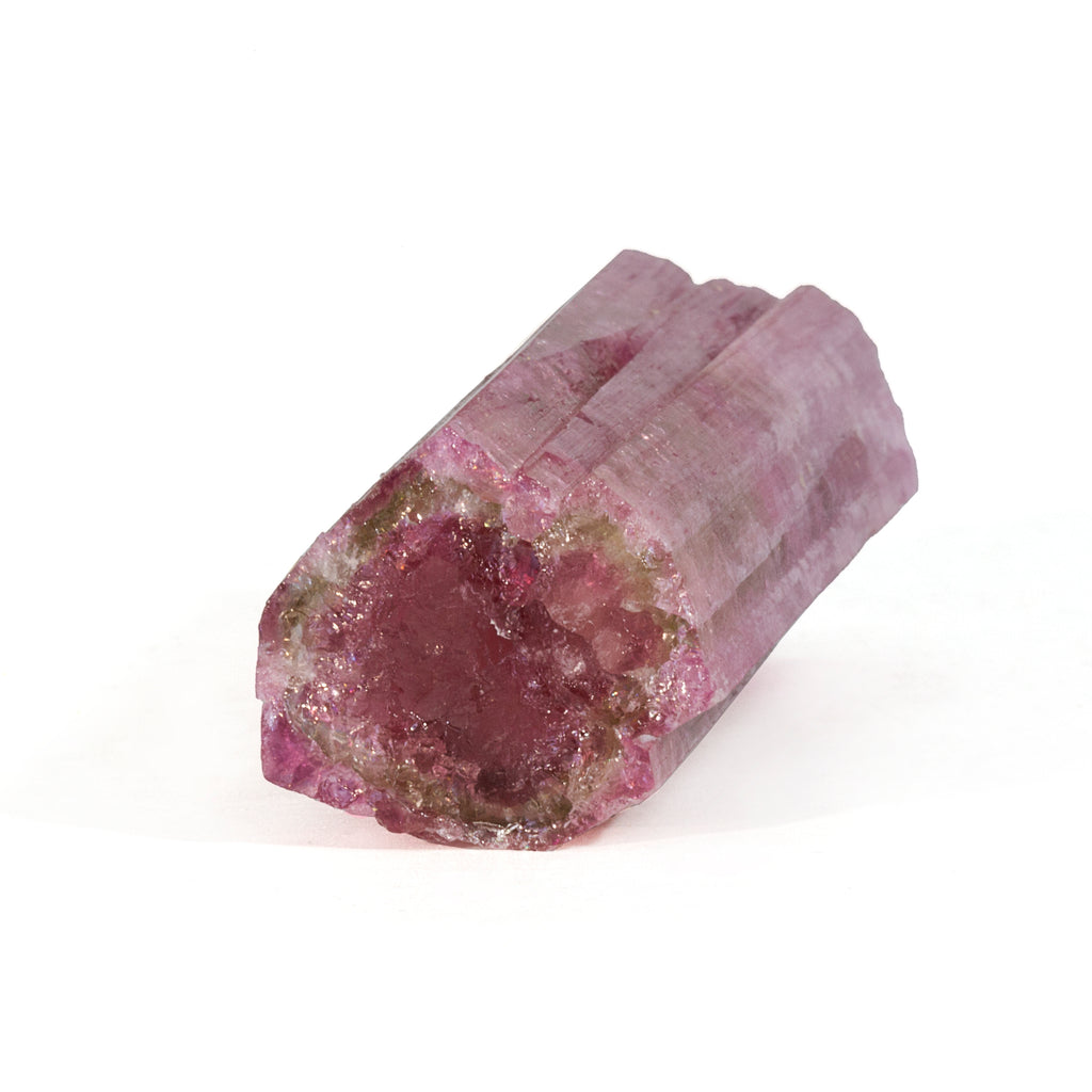 Watermelon Pink and Green Tourmaline 2.53 inch 81 gram Natural Gem Crystal - Brazil - PX-174 - Crystalarium