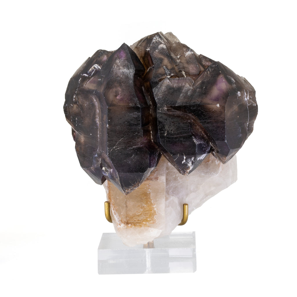 Amethyst Elestial 3.56 inch 1.12lb Natural Crystal Scepter - Brazil - HHX-128B - Crystalarium