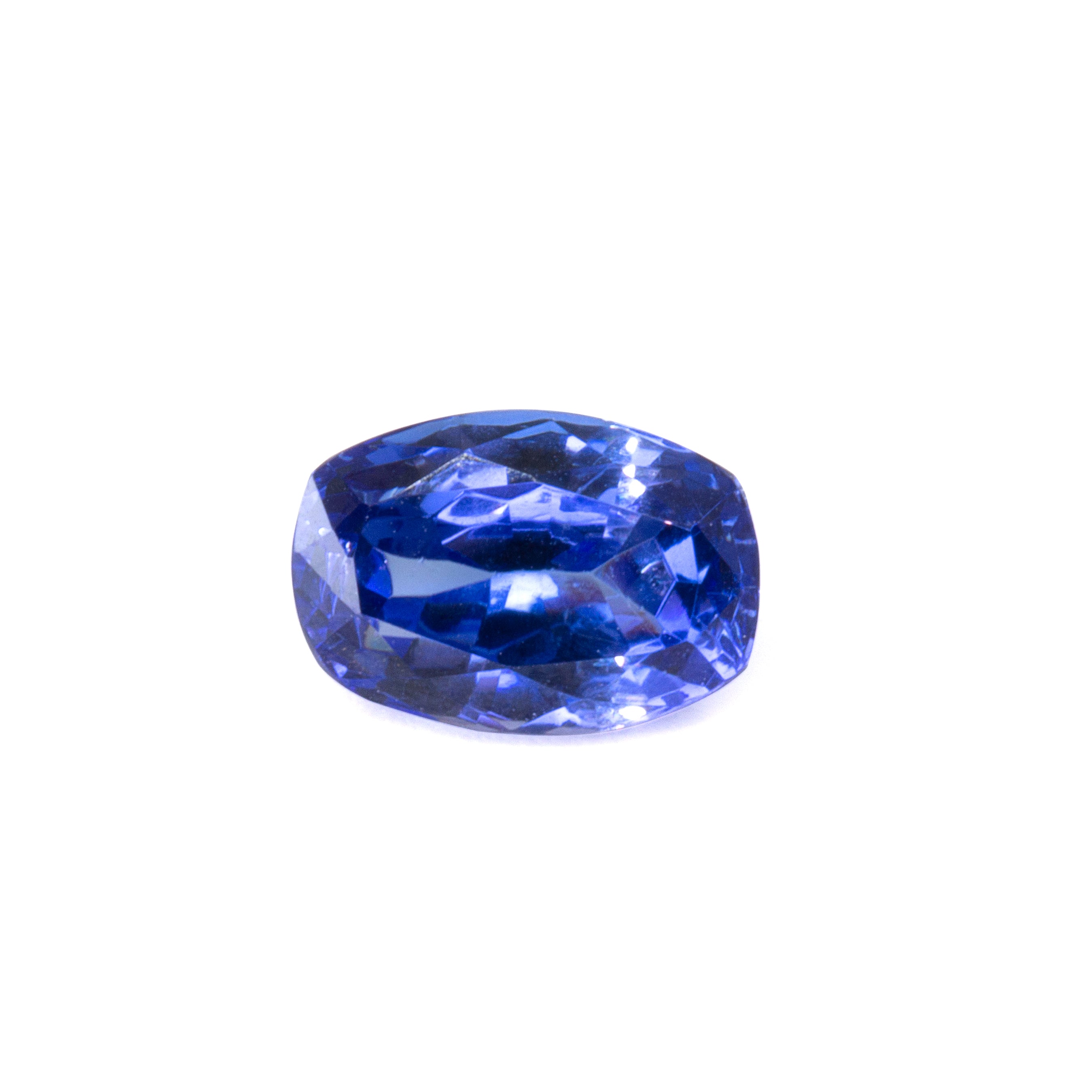 Tanzanite 3.66 carat Facet Cushion Gemstone - 14-037 - Crystalarium