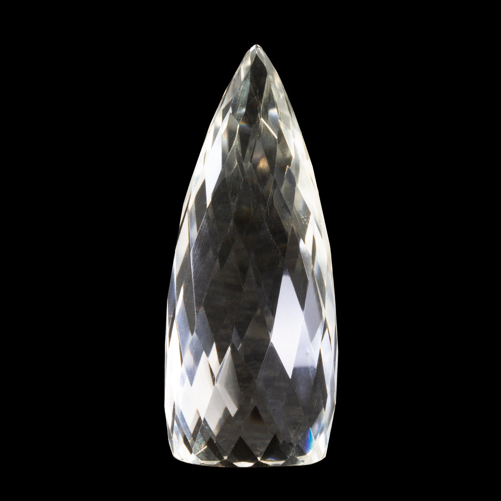 Clear Quartz 3 inch 96.7 gram Multi Faceted Polished Crystal - LH-005 - Crystalarium
