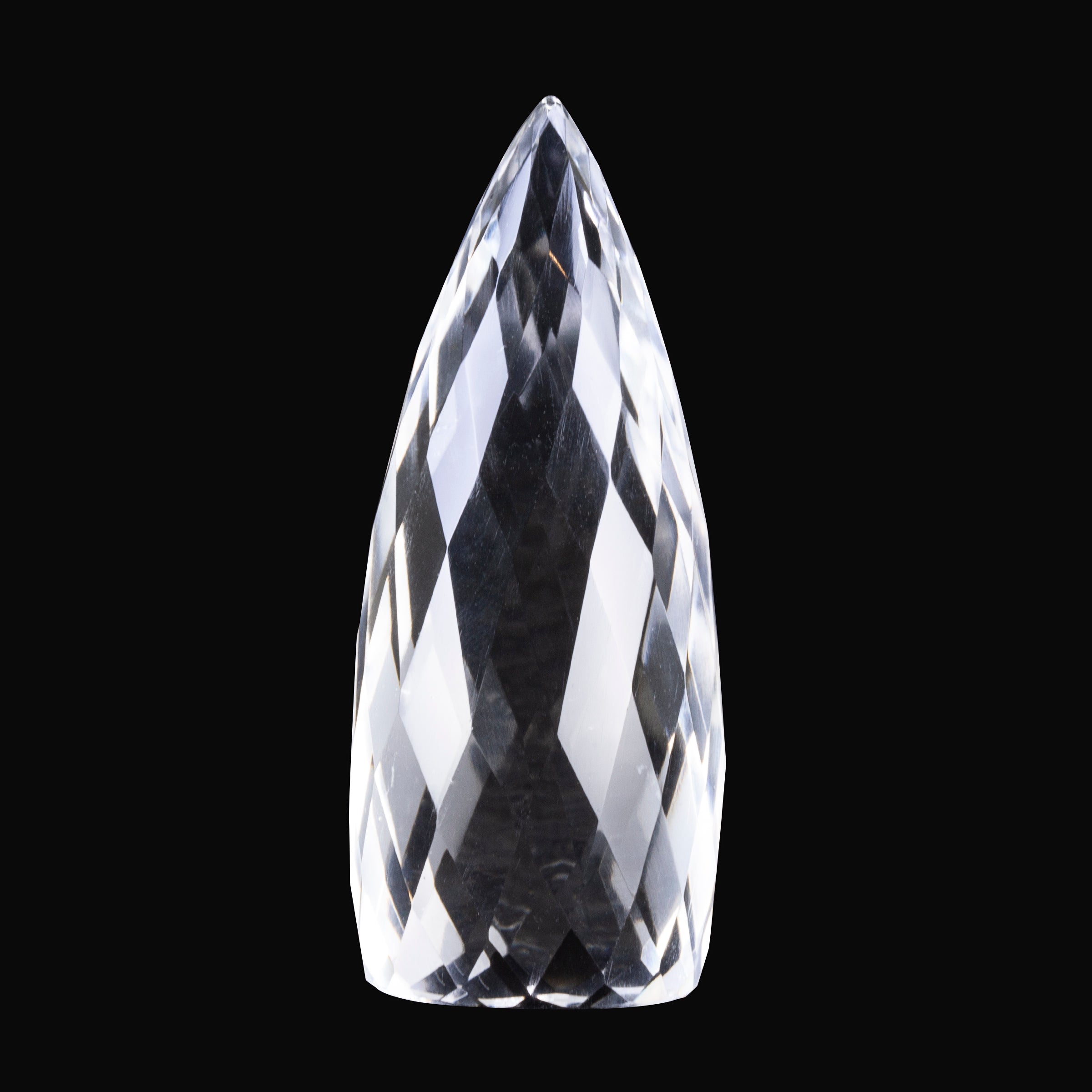 Clear Quartz 3 inch 96.7 gram Multi Faceted Polished Crystal - LH-005 - Crystalarium