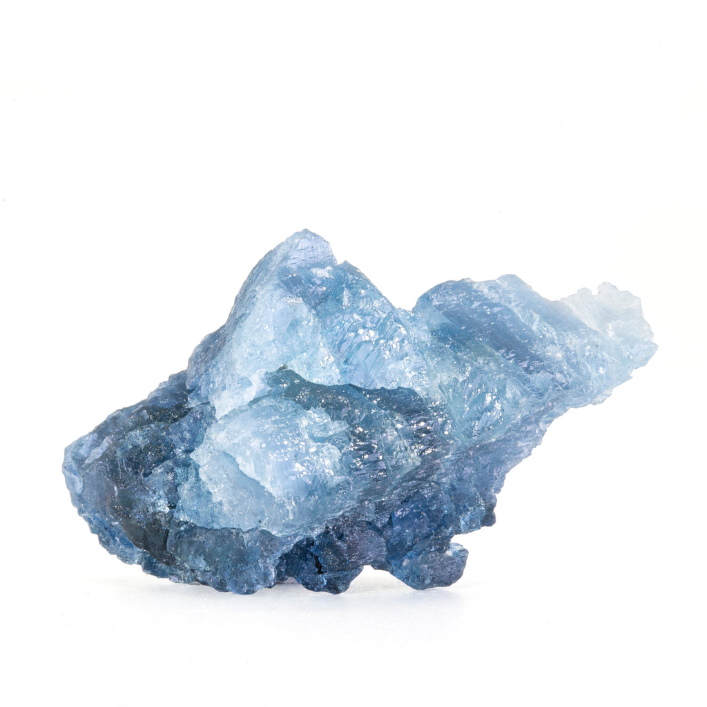Blue Beryl- Rare Cesium Rich Blue Beryl 47 carat Etched Natural Crystal - Afghanistan - JJX-169 - Crystalarium