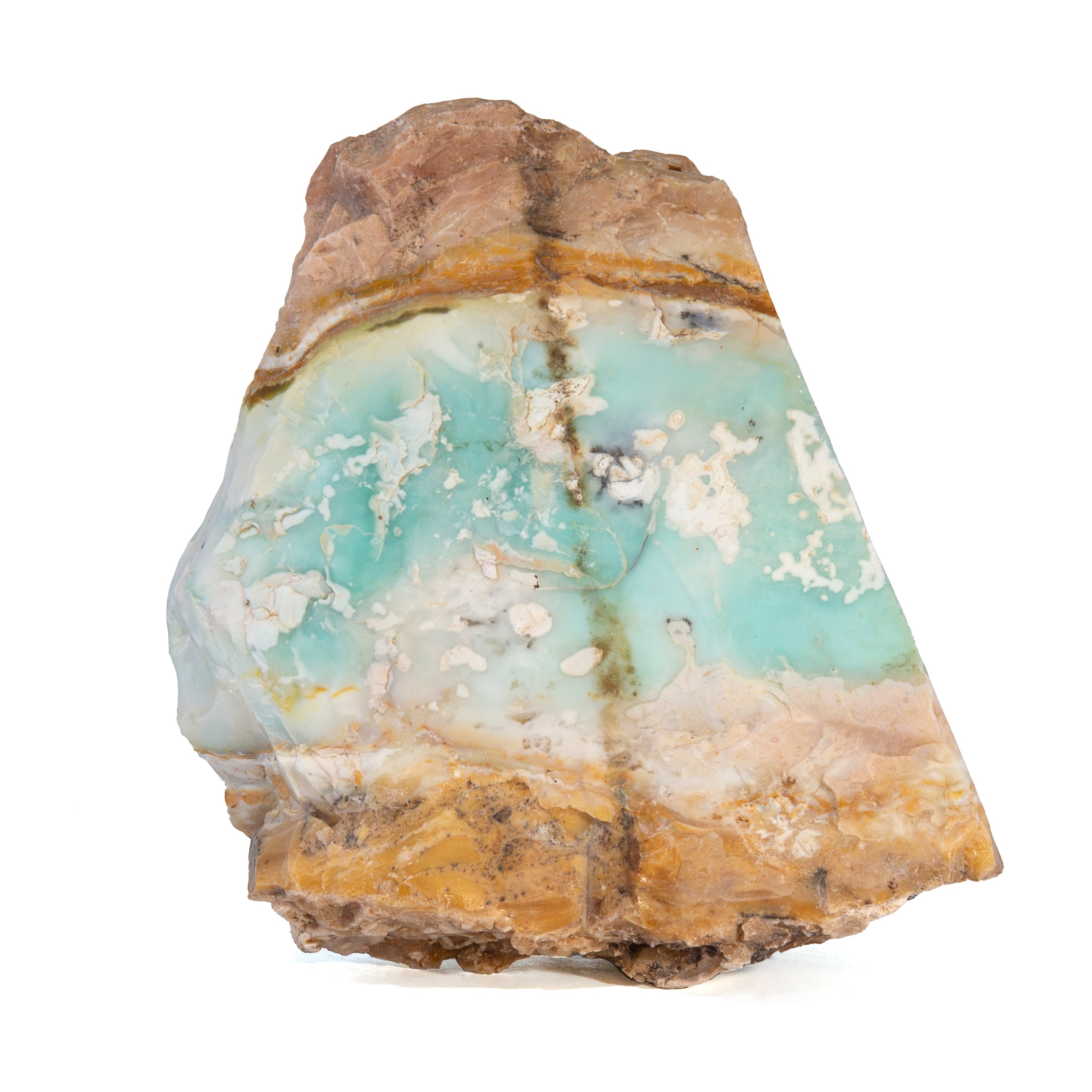 Blue Opal 5.75 inch 2.79 lb Natural Crystal Specimen - Indonesia - GGX-070 - Crystalarium