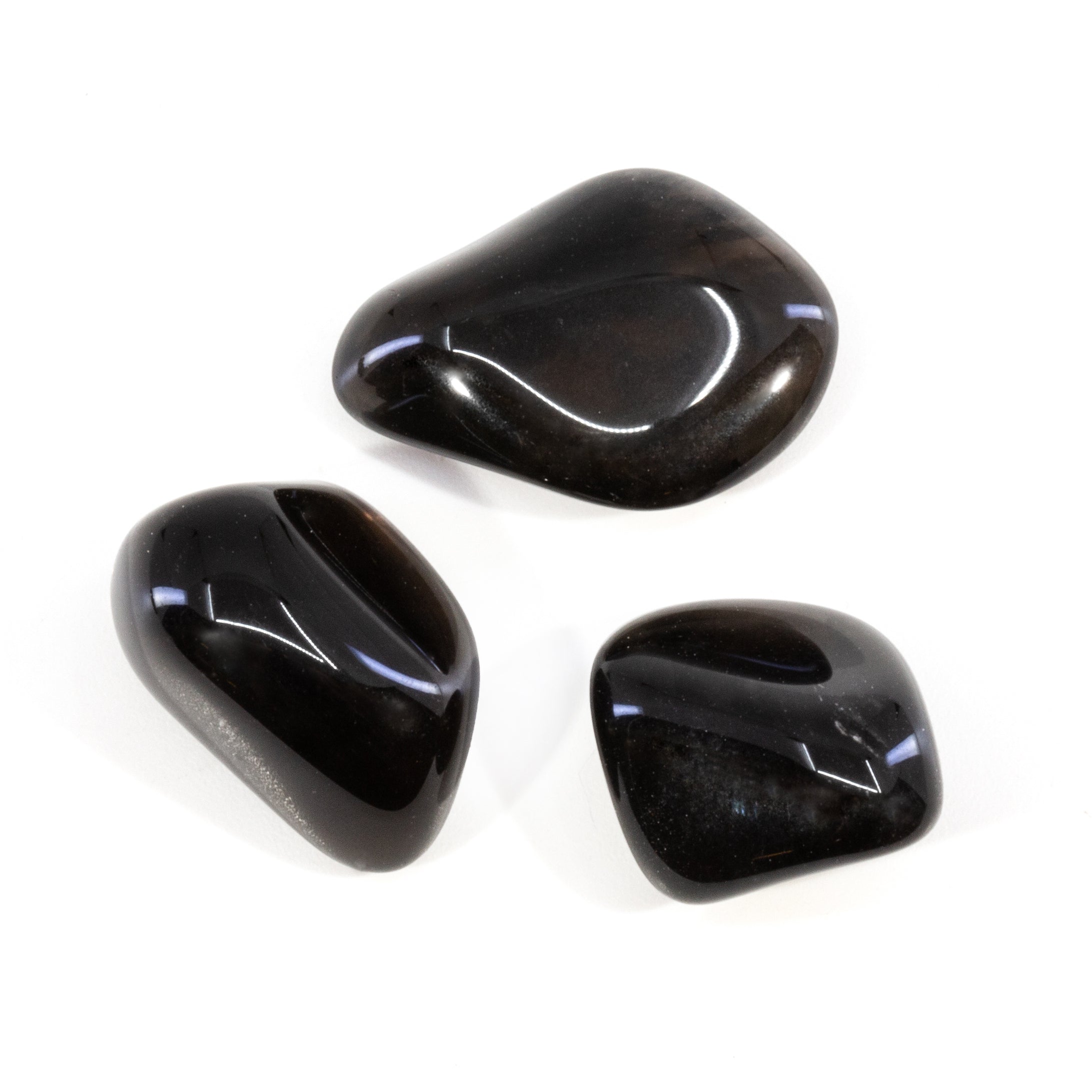 Obsidian Apache Tears Small Tumbled Free Form - Arizona - FFH-110 - Crystalarium