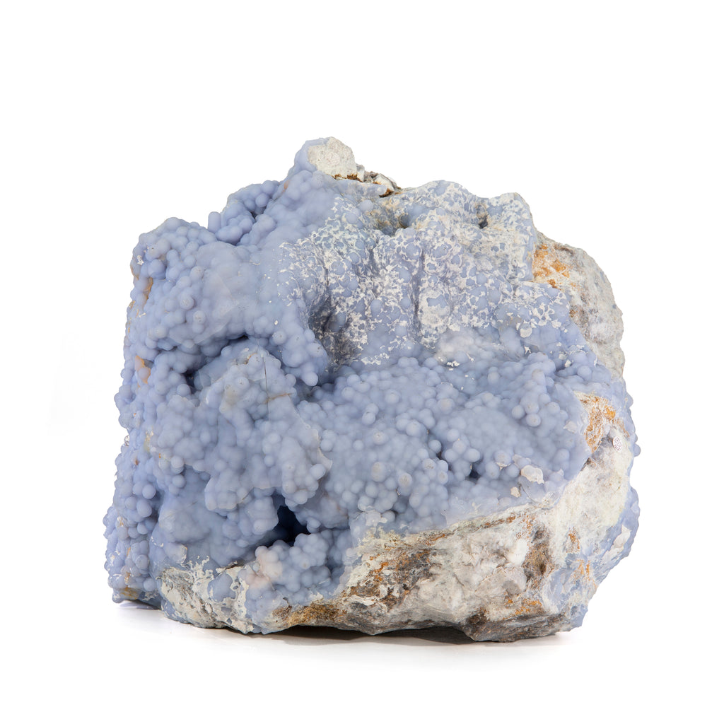 Blue Chalcedony 36.9 lb 10 inch Natural Botryoidal Specimen - HHX-177 - Crystalarium