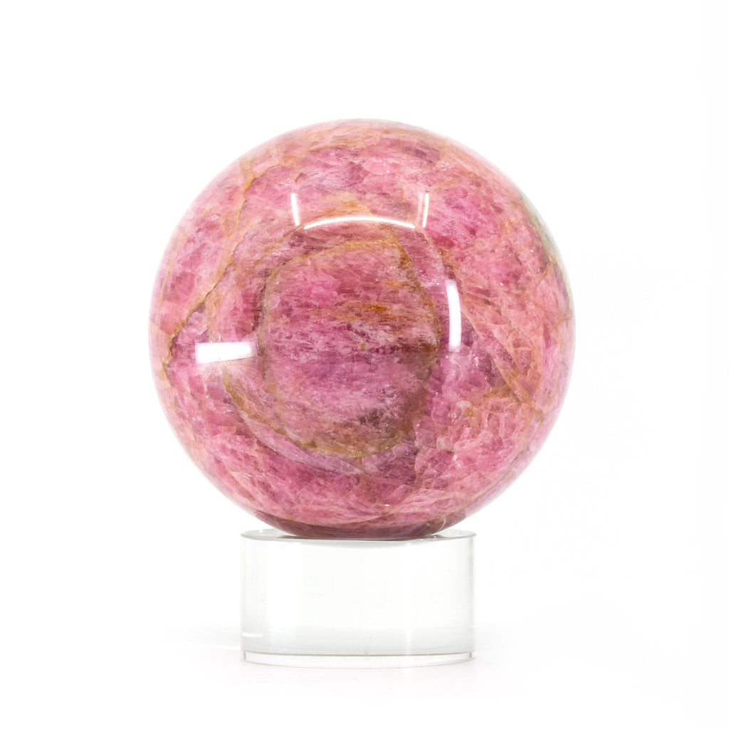 Pink Tourmaline 2.6 inch Polished Crystal Sphere - Russia - FFL-158 - Crystalarium