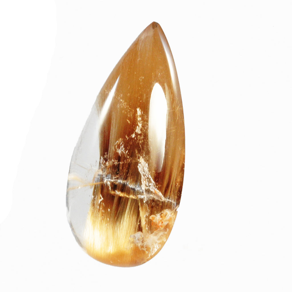 Rutilated Quartz 20.77ct Gemstone Cabochon - 19-059 - Crystalarium