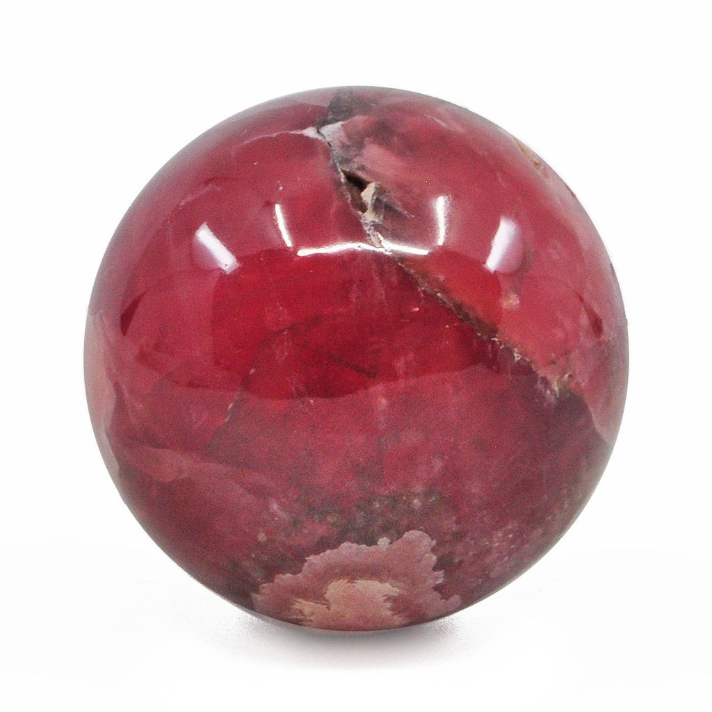 Rhodochrosite 1.1 inch 68.8 gram Polished Crystal Sphere - Argentina - FFL-041B - Crystalarium