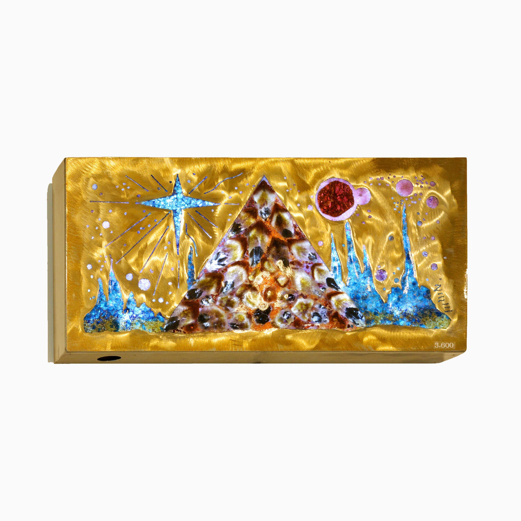 Gemstone Pyramid Illuminated Light Panel - ZEE-037 - Crystalarium