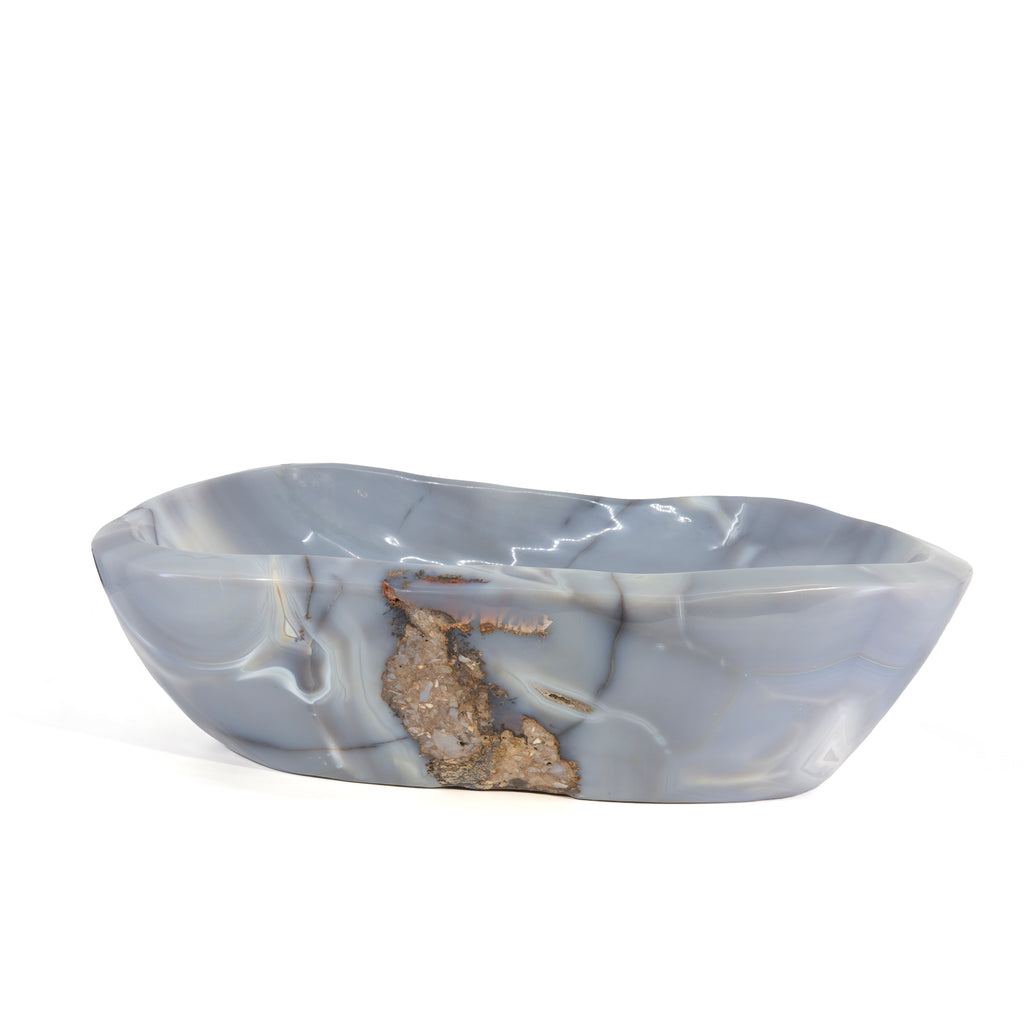 Agate 13.2 inch 16.5lb Freeform Crystal Bowl - Madagascar - JJR-006 - Crystalarium