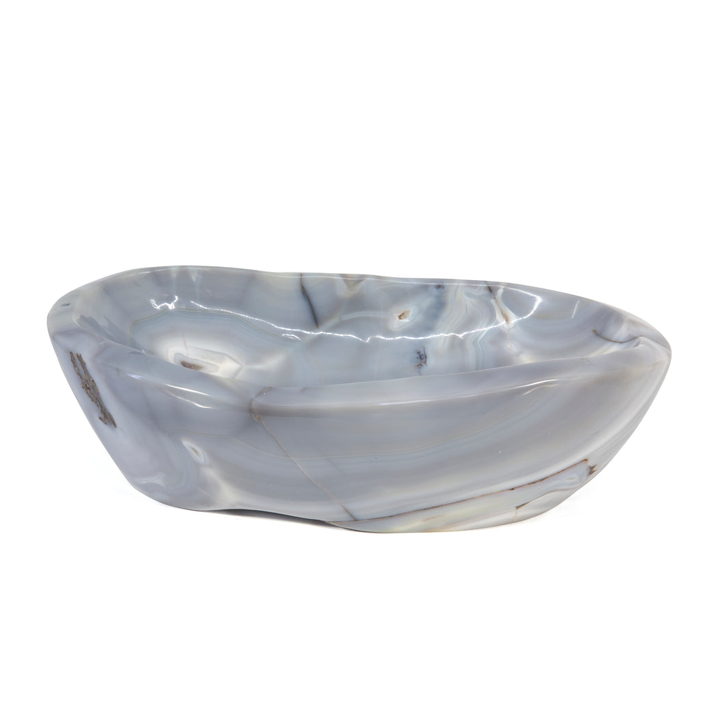 Agate 13.2 inch 16.5lb Freeform Crystal Bowl - Madagascar - JJR-006 - Crystalarium
