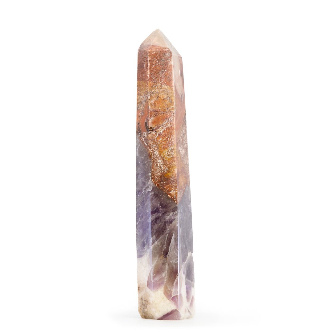 Amethyst, Quartz, and Jasper 9.9 Inch 1.99lb Polished Crystal Tower - KKH-340 - Crystalarium