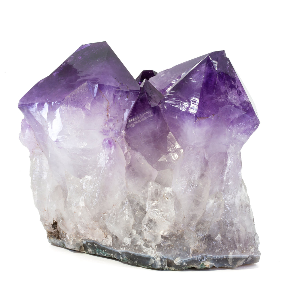 Amethyst 5.8 inch 6.2 lb Natural Crystal Cluster - Brazil - JJX-239 - Crystalarium