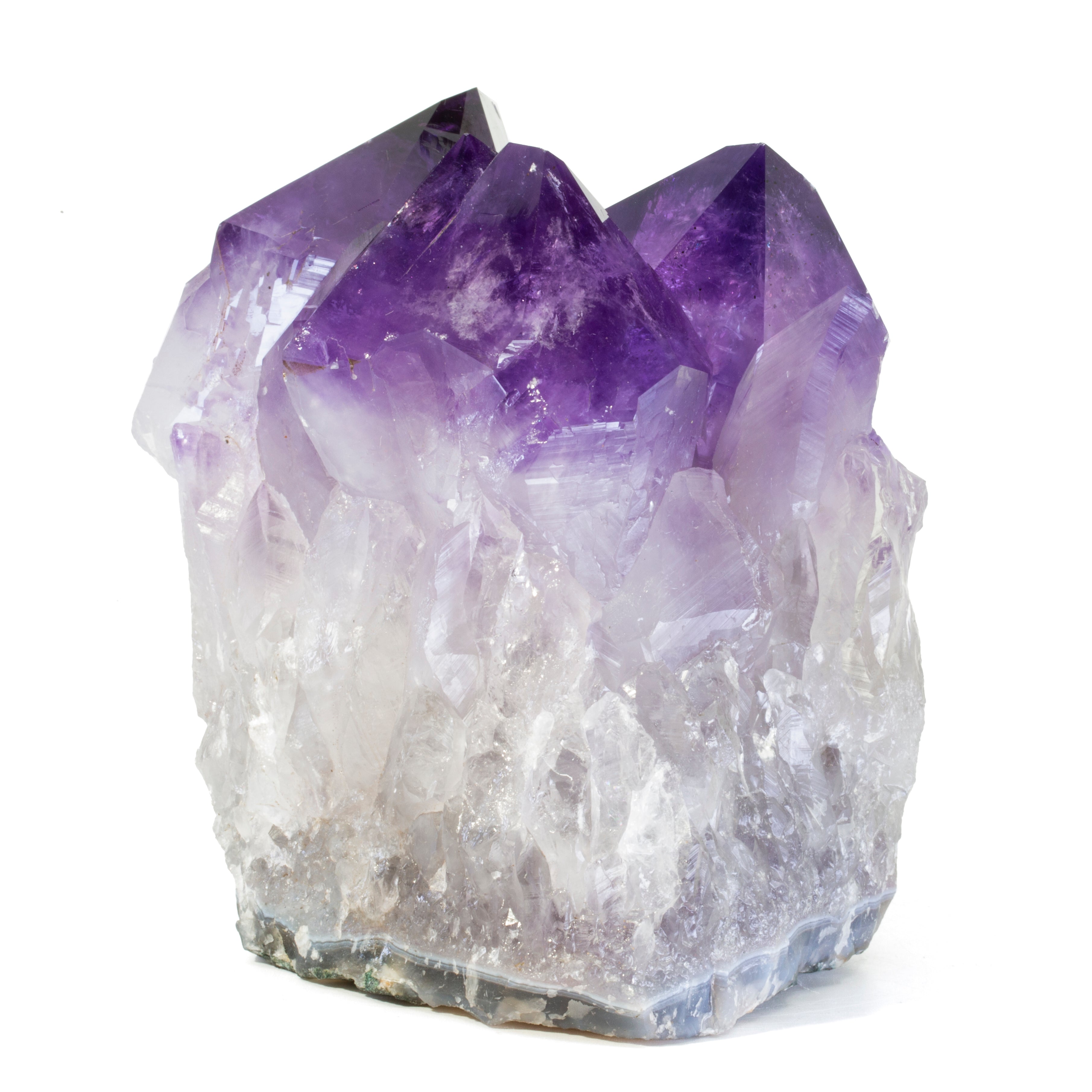 Amethyst 5.8 inch 6.2 lb Natural Crystal Cluster - Brazil - JJX-239 - Crystalarium