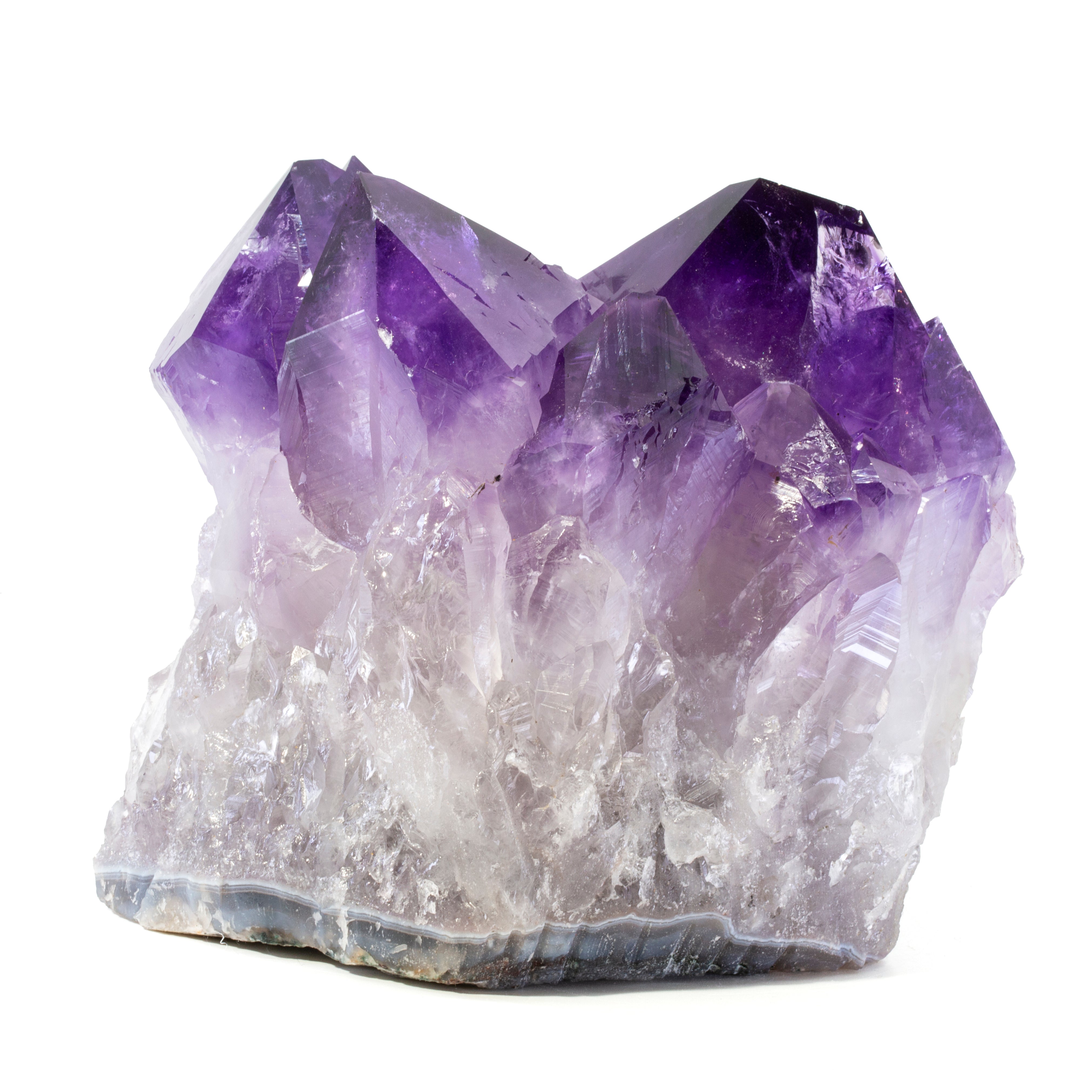Amethyst 5.8 inch 6.2 lb Natural Crystal Cluster - Brazil - JJX-239 - Crystalarium