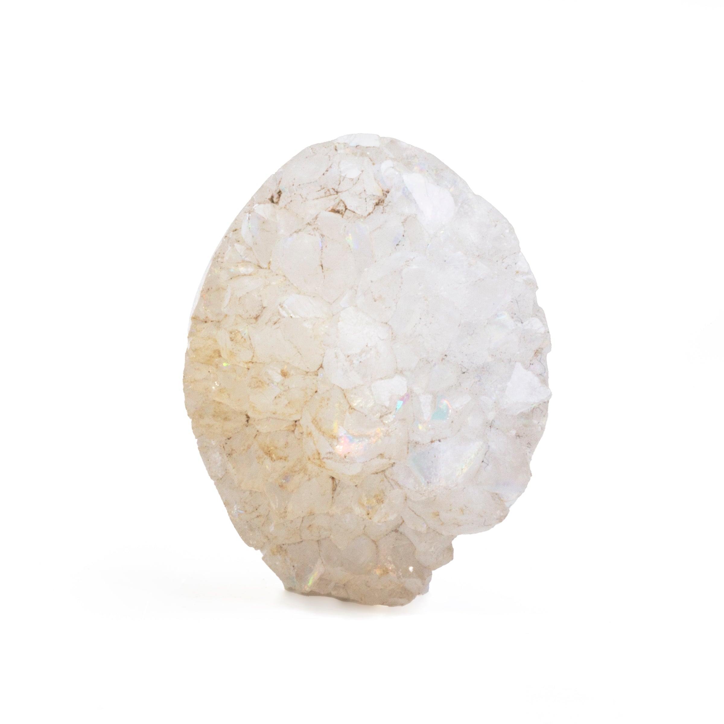 "Anandalite" Natural Iridescent Crystal Cluster Cabochon - India - AAV-050 - Crystalarium