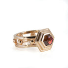 Garnet- Rainbow Andradite 1.6 carat Handcrafted 14k Gemstone Ring - HHO-190 - Crystalarium