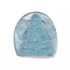 Aquamarine Carved Gemstone Ganesh - ZF-005 - Crystalarium