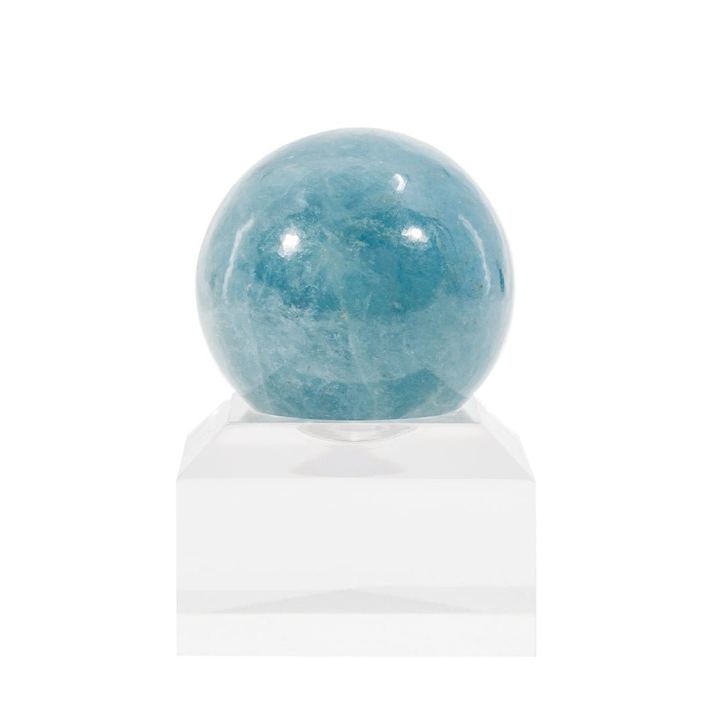 Aquamarine 1.34 Inch 56.47 Gram Polished Crystal Sphere - KKL-103 - Crystalarium