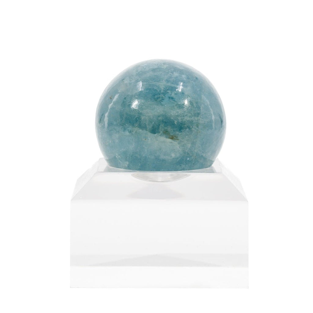 Aquamarine 1.11 Inch 32.85 Gram Polished Crystal Sphere - KKL-105 - Crystalarium