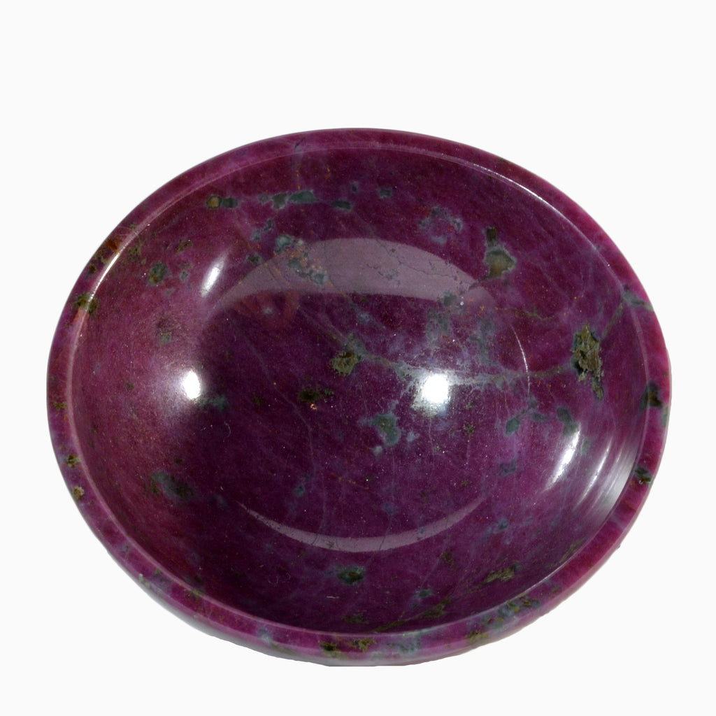 Ruby 1.47 inch 103 gram Natural Gemstone Bowl - India - DDR-017 - Crystalarium