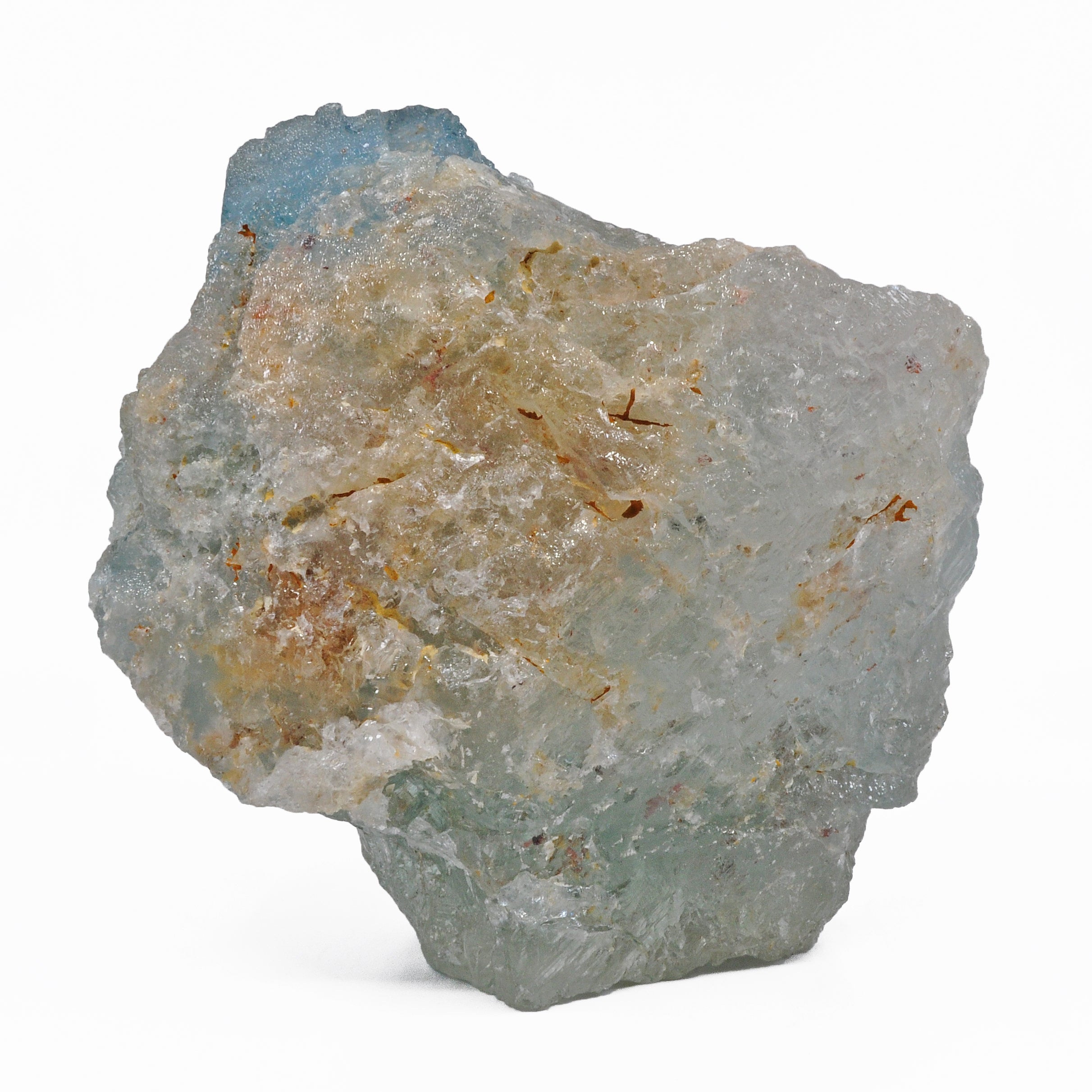 Large Blue Topaz 7.8 inch 13.3 lbs Natural Gem Crystal - Brazil - CCX-263 - Crystalarium