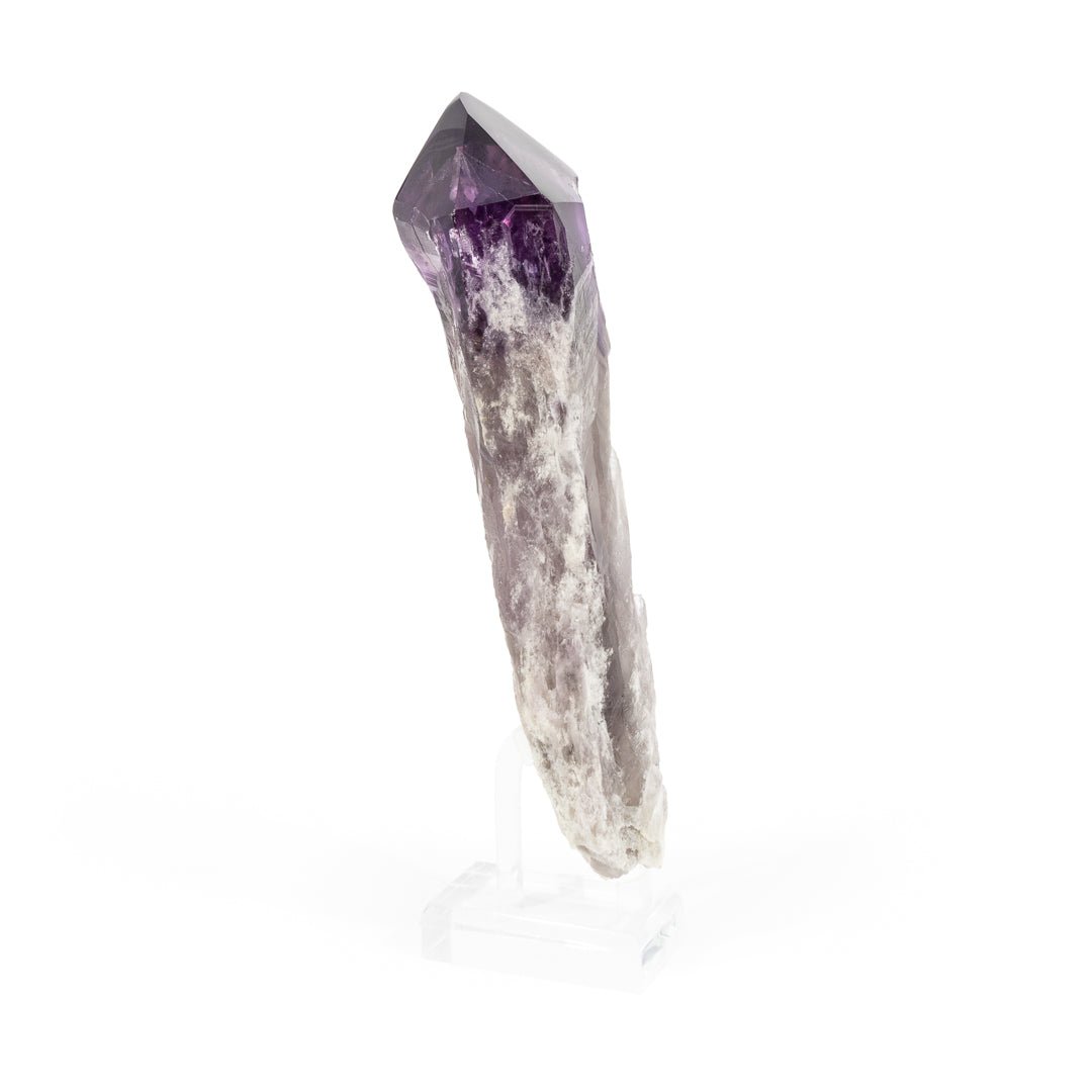 Amethyst 9 Inch 1.9lb Natural Crystal Point - Bahia, Brazil - LLX-096A - Crystalarium