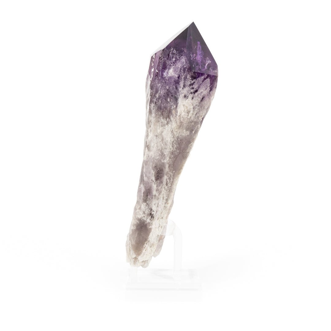 Amethyst 9 Inch 1.9lb Natural Crystal Point - Bahia, Brazil - LLX-096A - Crystalarium