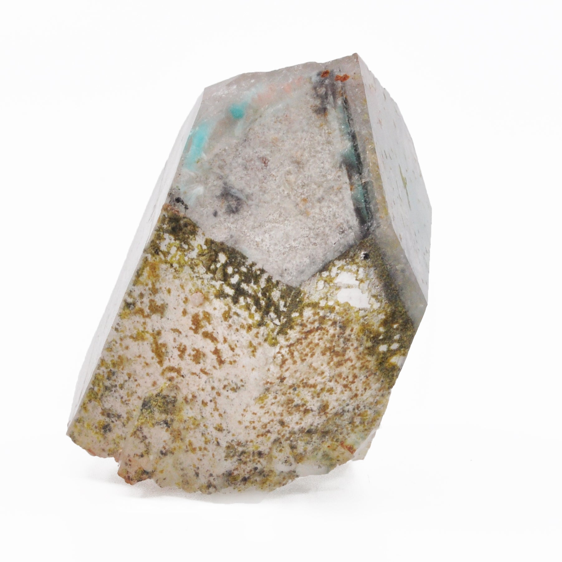 Ajoite in Quartz 2.65 inch 168 gram Natural Crystal Point - South Africa - EEX-487 - Crystalarium