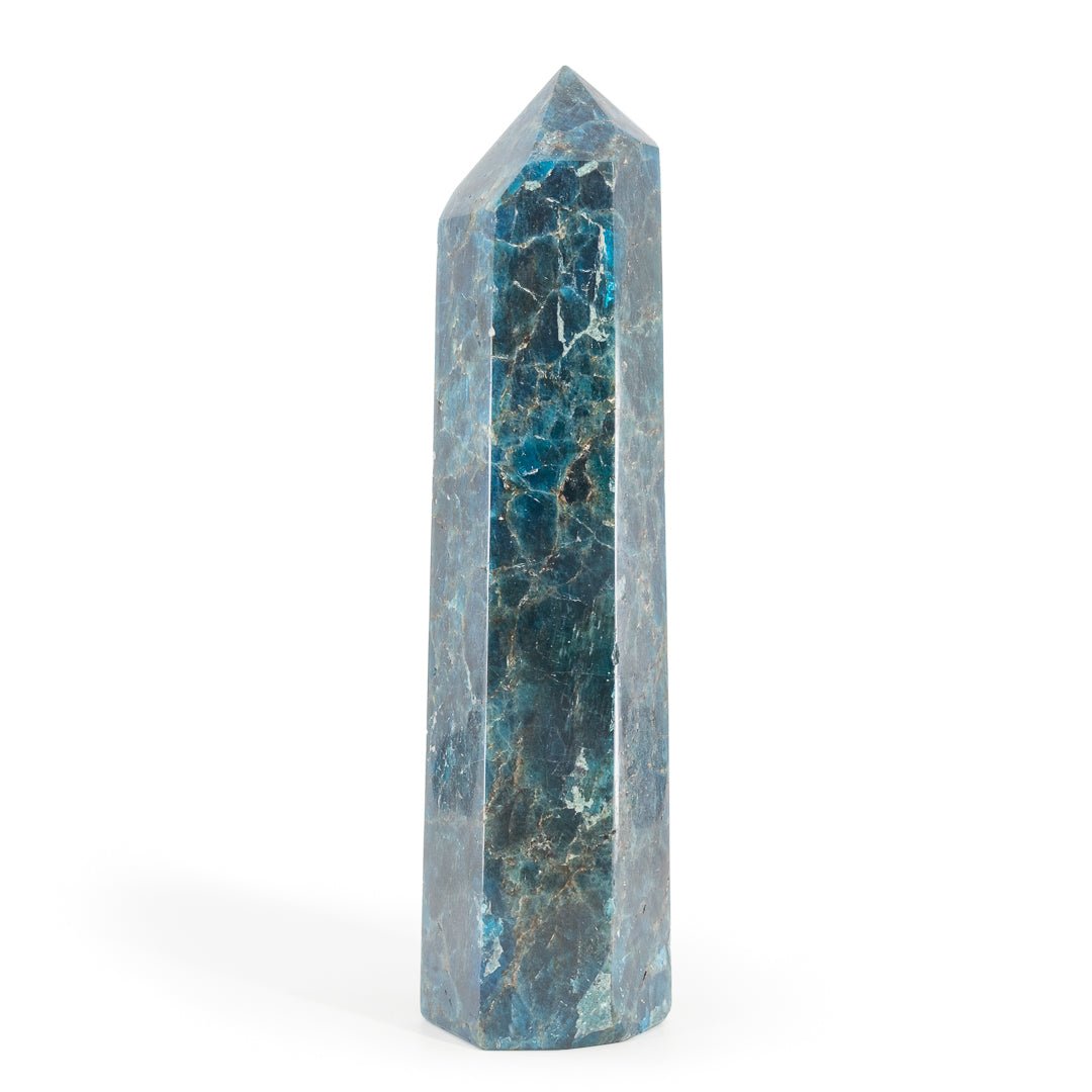 Apatite 9.9 Inch 4.04lb Polished Crystal Tower - Madagascar - KKH-276 - Crystalarium