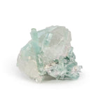 Blue Tourmaline on Quartz 1.68 Inch 49.2 Gram Gram Natural Crystal - Afghanistan - KKX-373 - Crystalarium