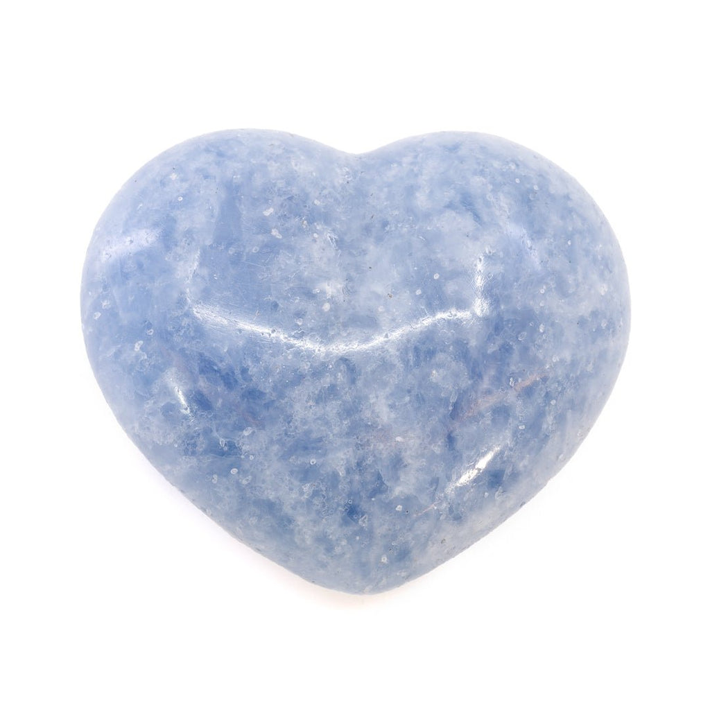 Blue Calcite Medium Heart - JJT-020 - Crystalarium