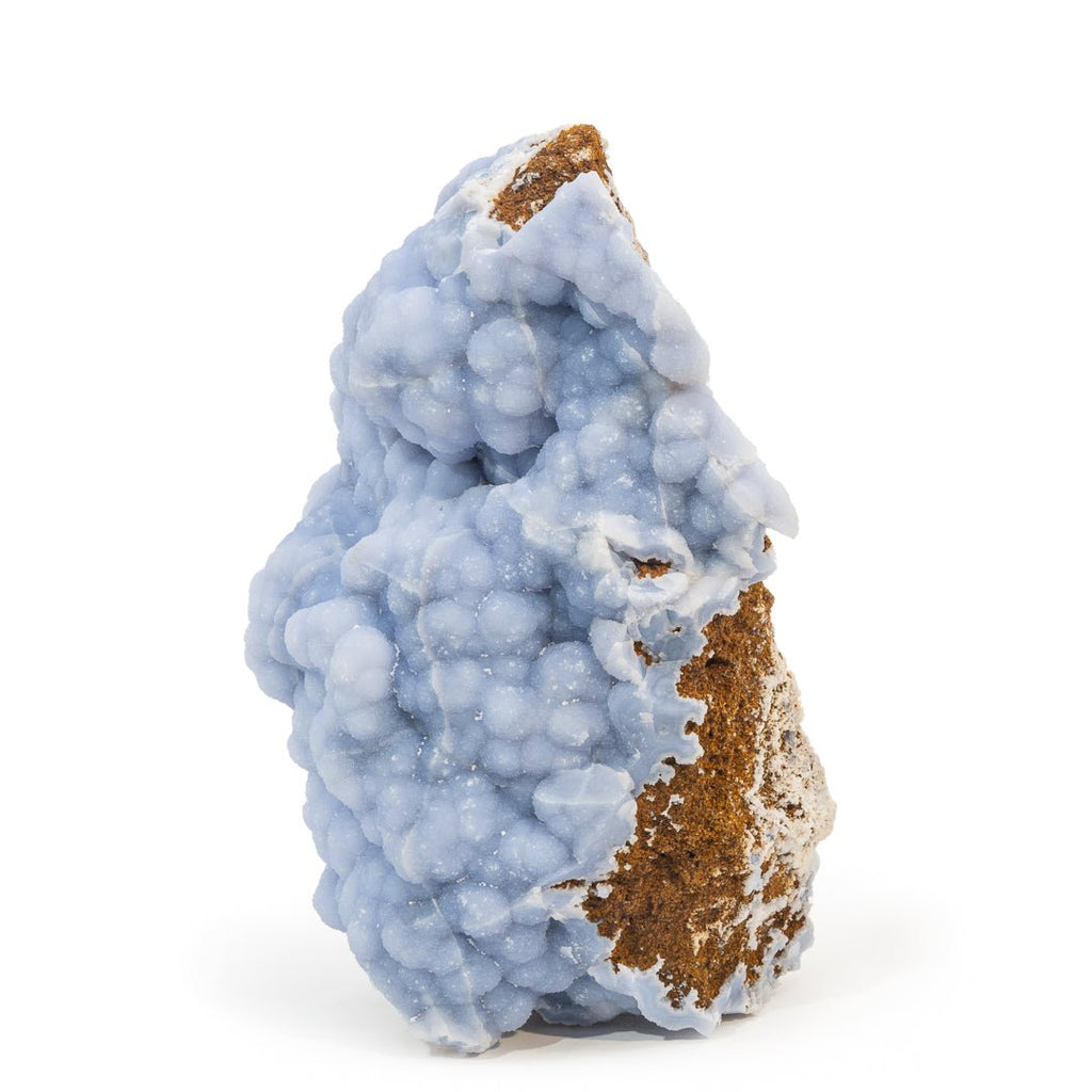 Blue Chalcedony 6.8 Inch 3.75lb Natural Botryoidal Crystal Specimen - Peru - LLX-028 - Crystalarium