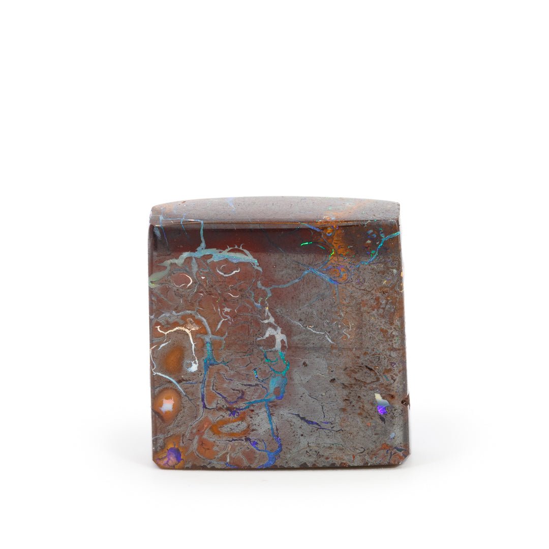 Boulder Opal 21.9mm 57.5 Carat Gemstone Cabochon - EEV-045 - Crystalarium