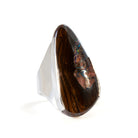 Boulder Opal 22.85 carat Handcrafted Sterling Silver Cabochon Ring - ZO-083 - Crystalarium