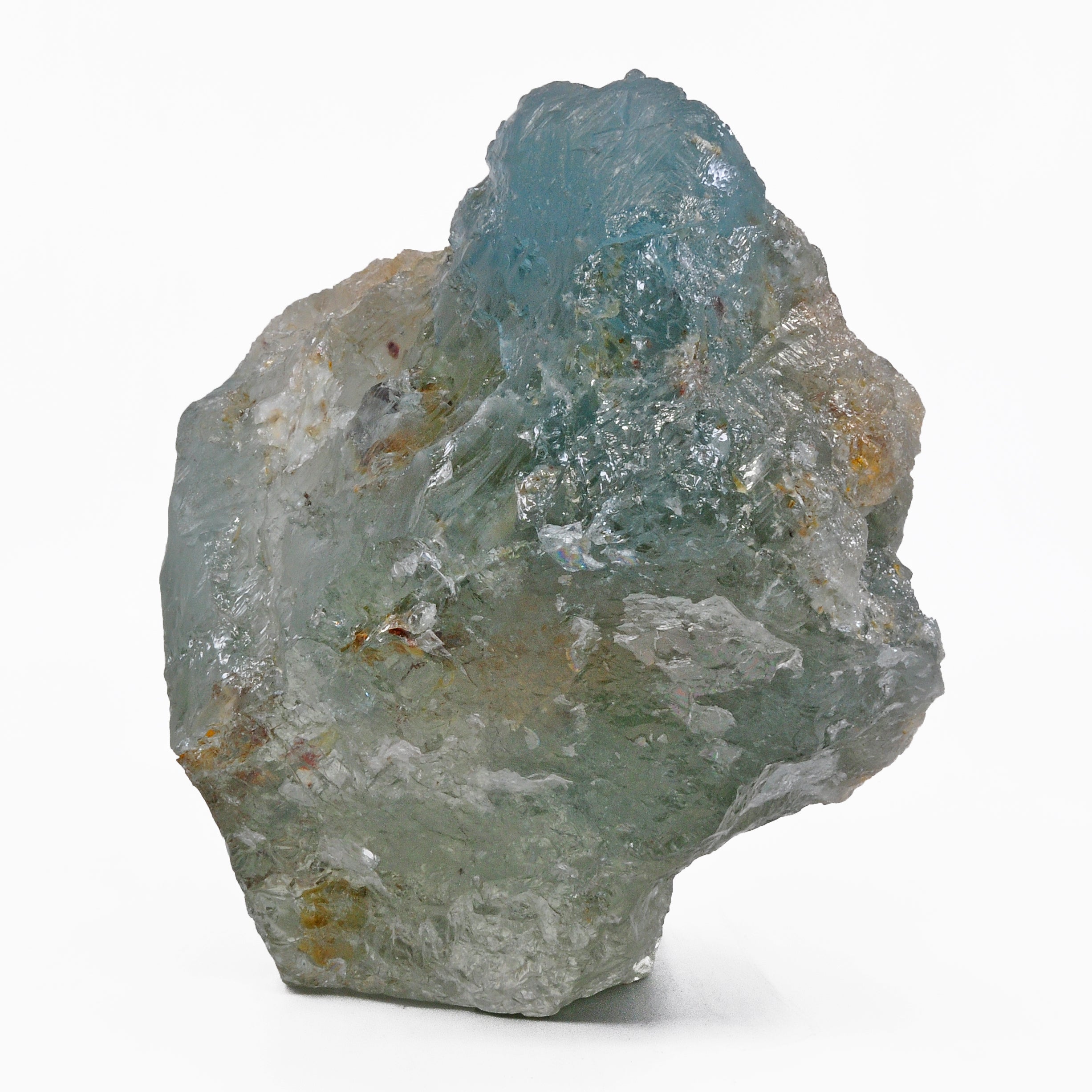 Large Blue Topaz 7.8 inch 13.3 lbs Natural Gem Crystal - Brazil - CCX-263 - Crystalarium