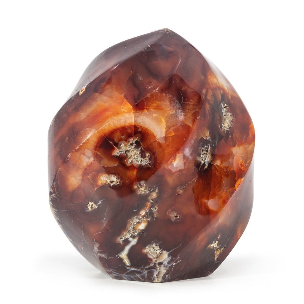 Carnelian 4.9 Inch 3.17lb Polished Free Form Crystal - Madagascar - JJH-171 - Crystalarium