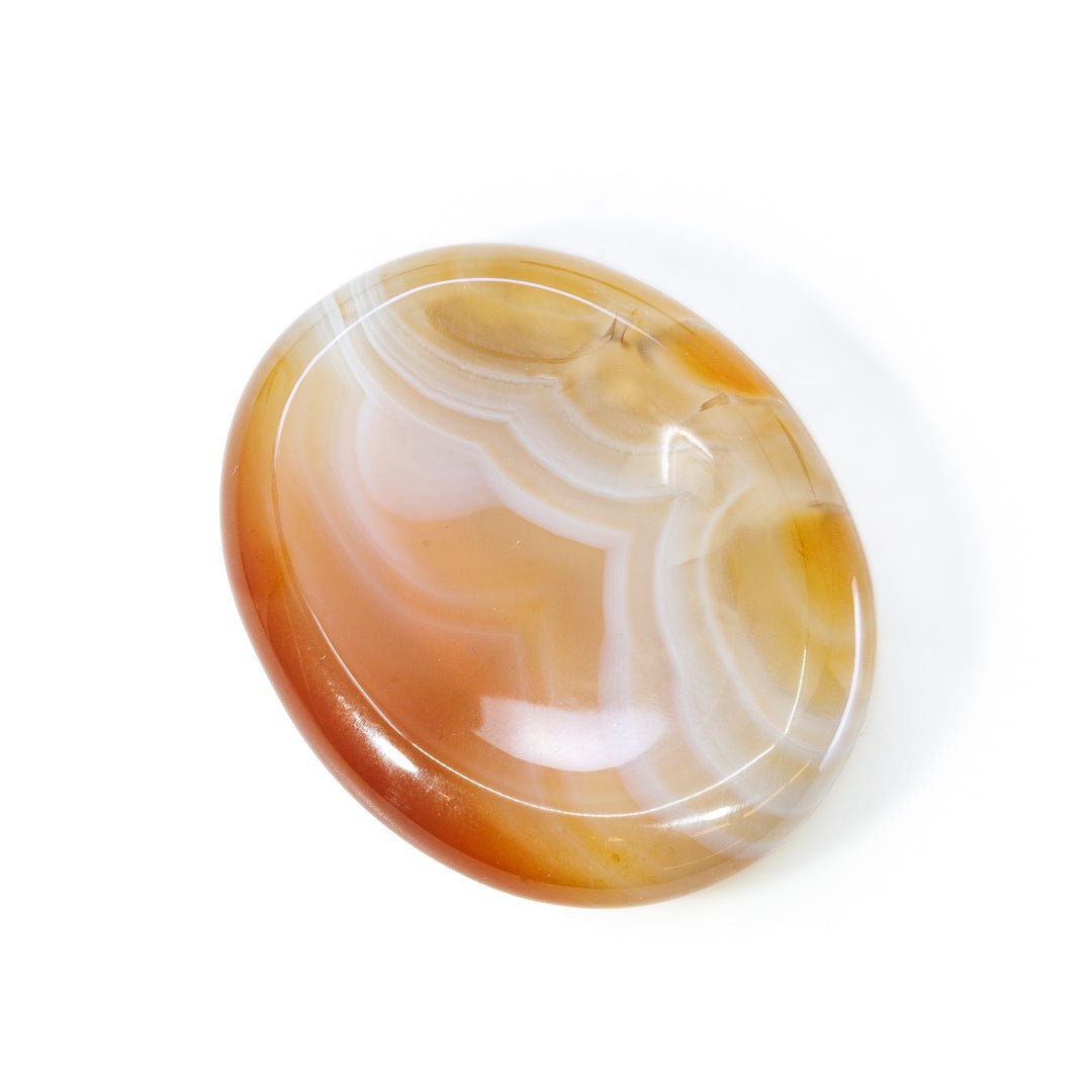 Carnelian Polished Worry Stone - KKH-143 - Crystalarium