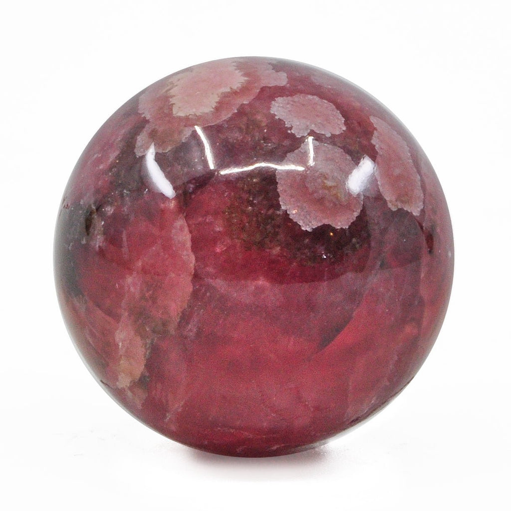 Rhodochrosite 1.1 inch 68.8 gram Polished Crystal Sphere - Argentina - FFL-041B - Crystalarium