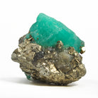 Emerald 1.23 inch 31.6 gr Natural Gem Crystal with Pyrite - Colombia - FFX-424 - Crystalarium